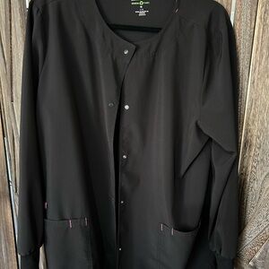 Scrubstar Women's Black Scrub Jacket